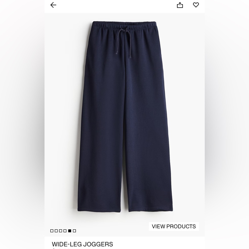 H&M wide-leg sweatpants
